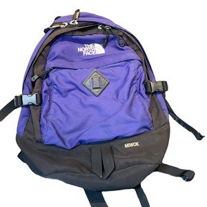 The North Face Purple and Black Backpack